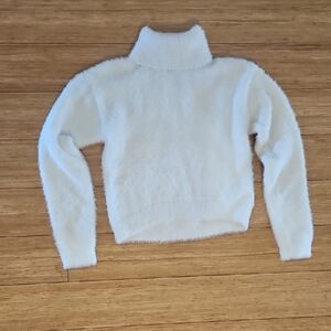 Cozy White Turtleneck Sweater